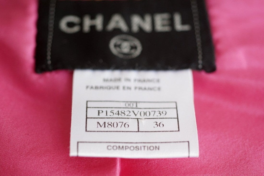 Chanel 00T Jacket Vintage Runway Multi Colored Snakeskin 36 / 6
