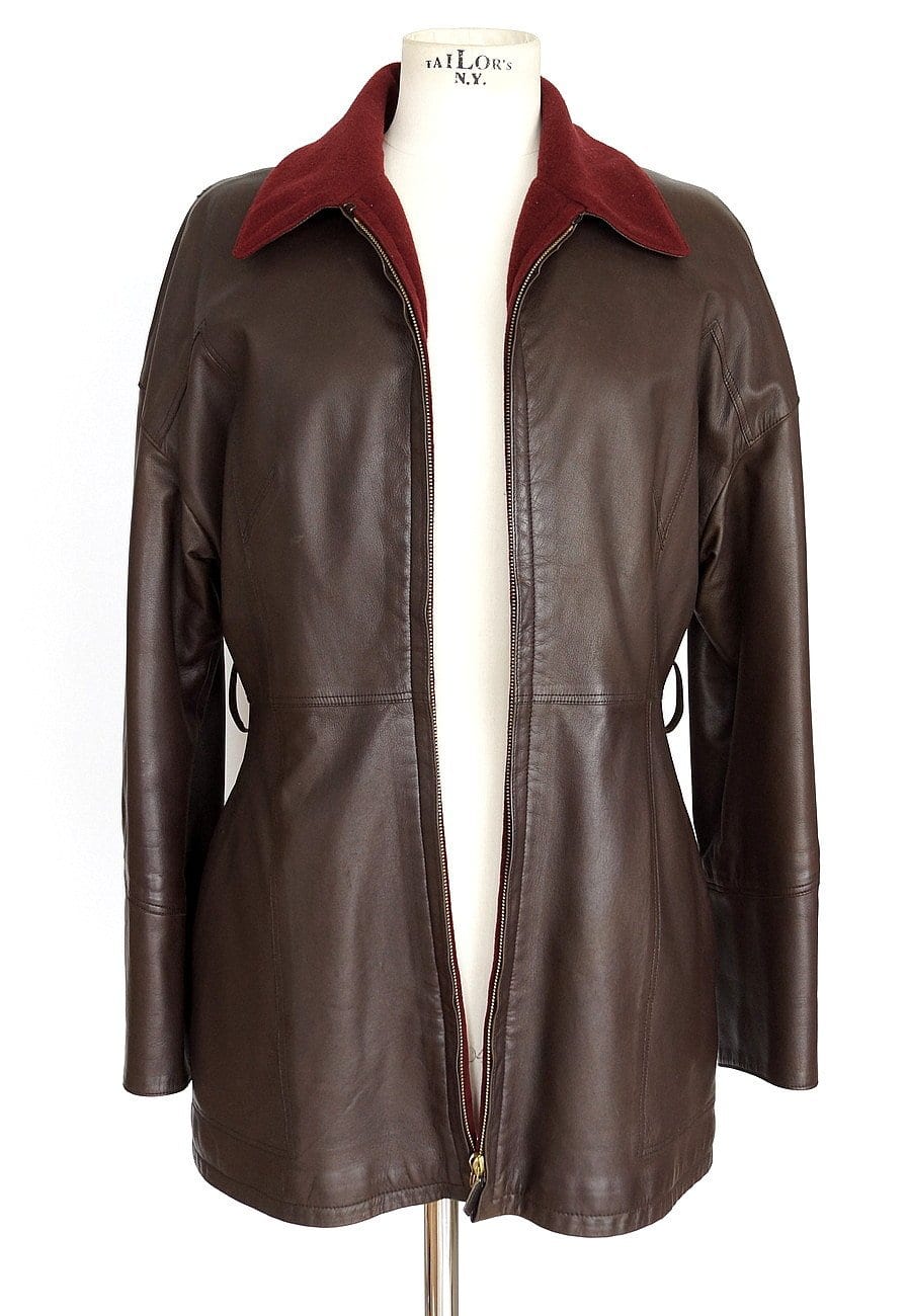 Louis Vuitton, Jackets & Coats, Louis Vuitton Wool Jacket Leather Trim  Size 38