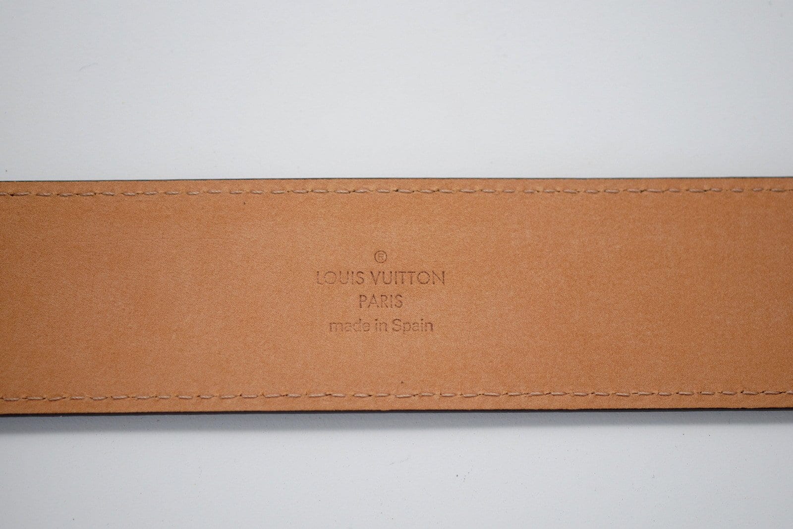 Louis Vuitton, Accessories, Louis Vuitton Belt Monogram Mens Sun Tulle Lv  Shape Orange Mp26