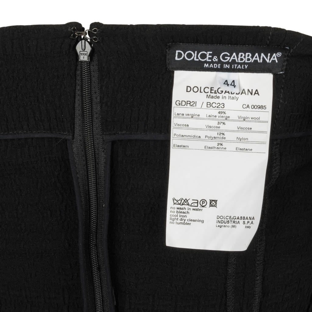 Dolce&Gabbana Dress Signature Style Beautiful Fabric 44 / 8 - mightychic