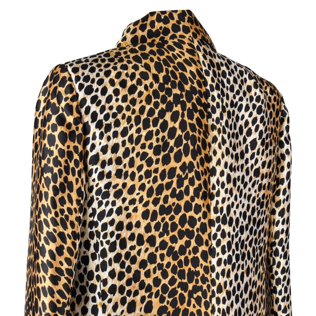 Dolce&Gabbana Coat Cheetah Print Spring Jacket 40 / 6 Mint