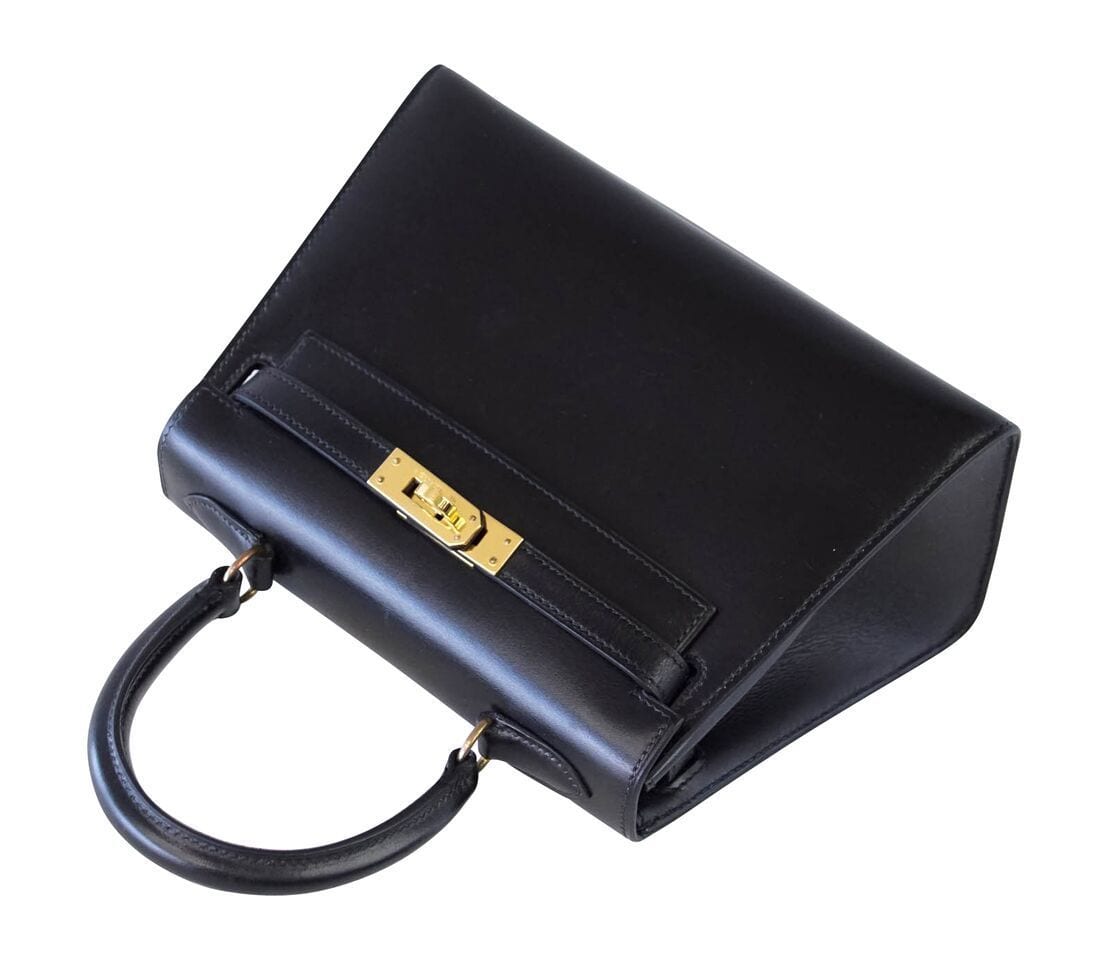Hermes Kelly 20 Mini Sellier Vintage Bag Box Leather Gold Hardware –  Mightychic