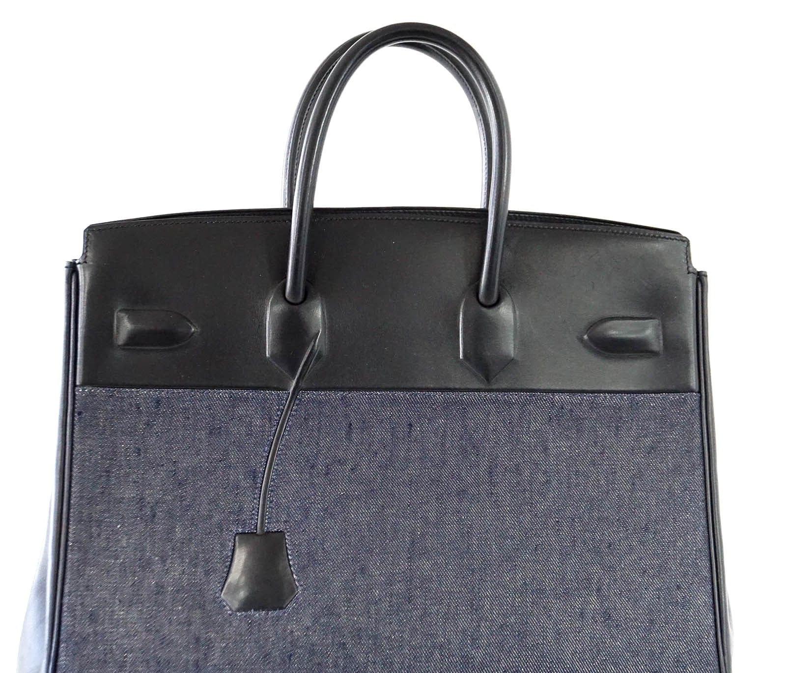 Hermes Birkin 35 Bag Rare Limited Edition Denim Shadow – Mightychic