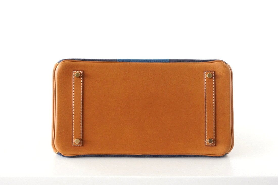 Hermes Birkin 35cm Bag Barenia Leather Gold Hardware, Gold CK37 - SYMode Vip