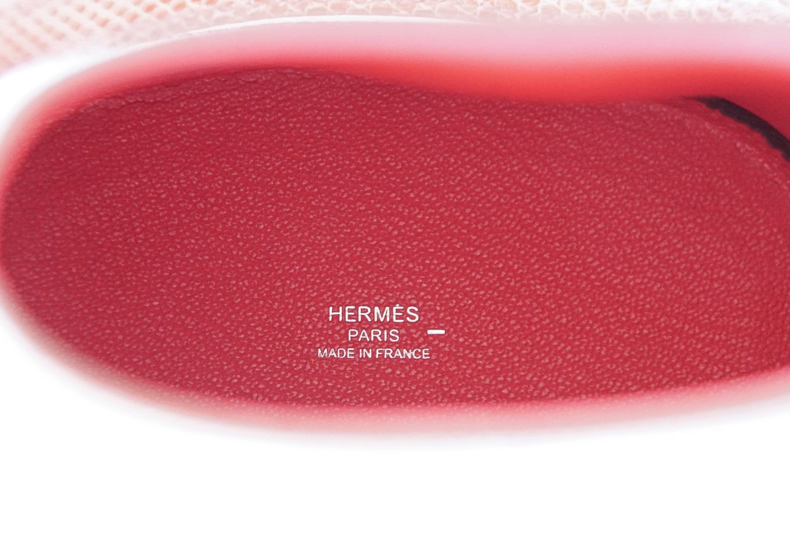 leather hermes pink color chart