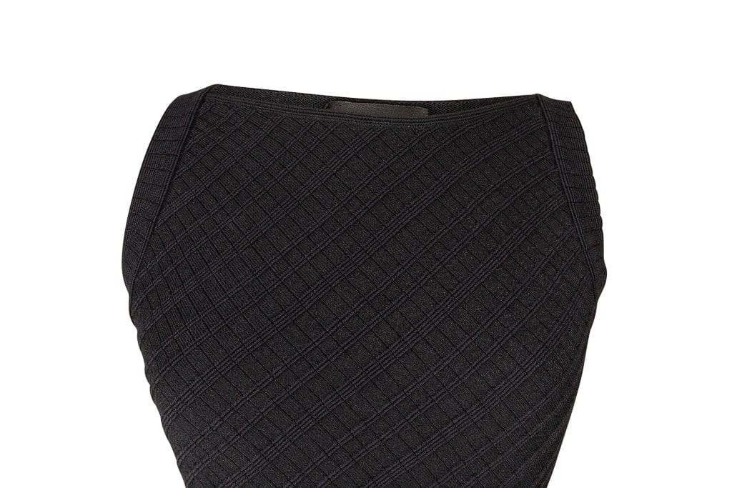Giorgio Armani Top Black Textured Fabric Classic  40 / 6