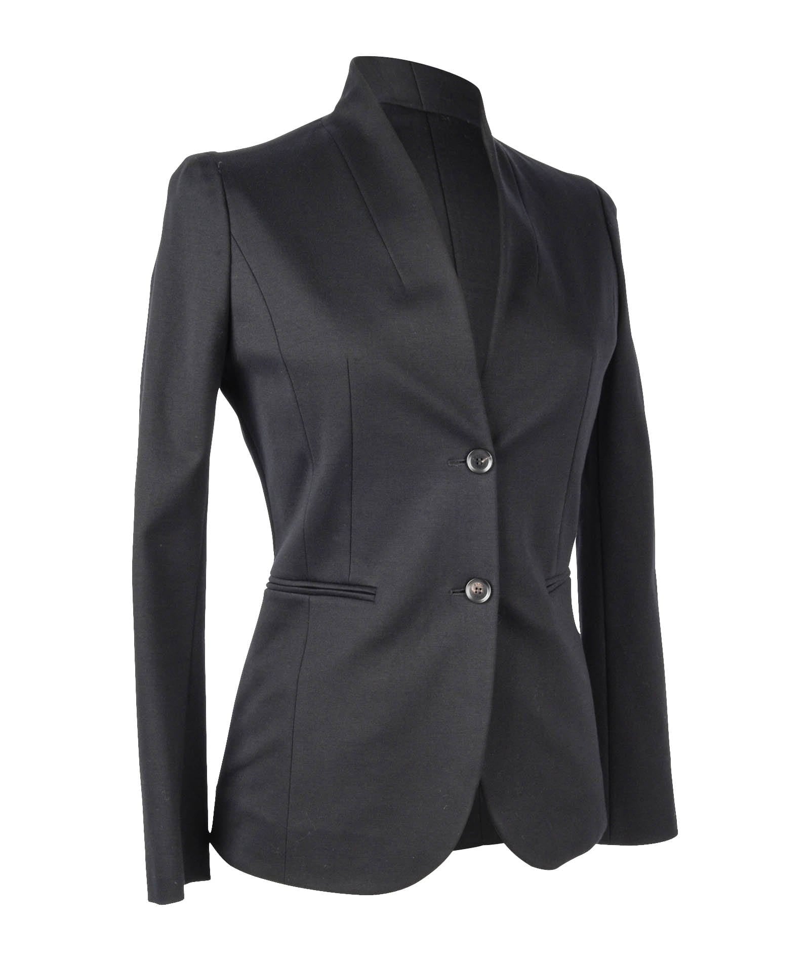 Gucci Jacket Modern Sleek Black Single Breast 38 / 6