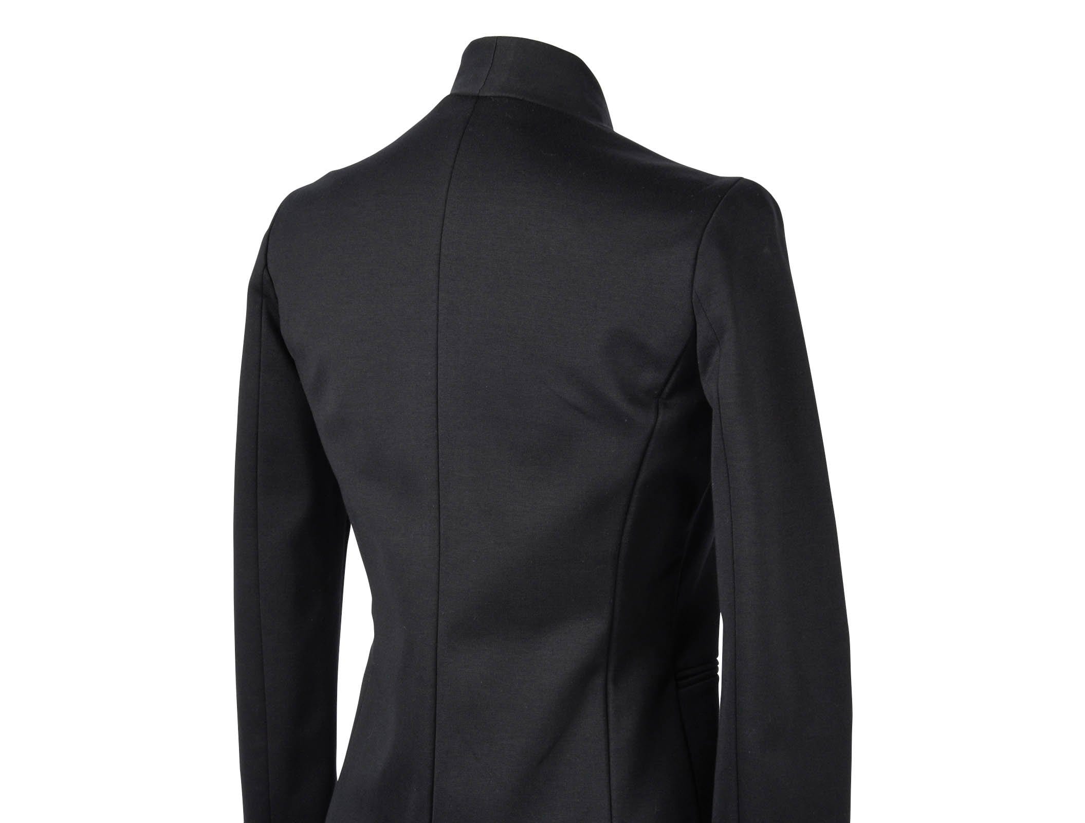 Gucci Jacket Modern Sleek Black Single Breast 38 / 6
