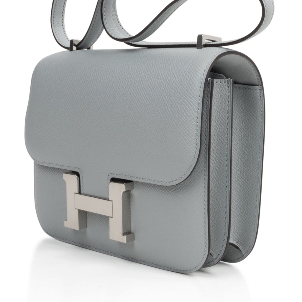 Hermes Constance mini Black Epsom leather Silver hardware