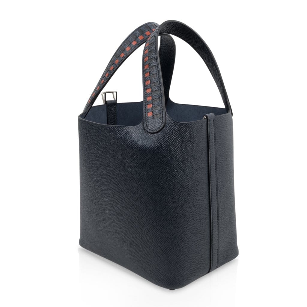 Hermes HERMES Picotan Lock 18 PM P Handbag Handbag U Engraved 2022 Tri –  NUIR VINTAGE