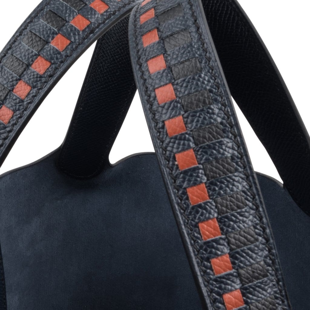 Hermes Tressage De Cuir Leather Bag Strap 70cm