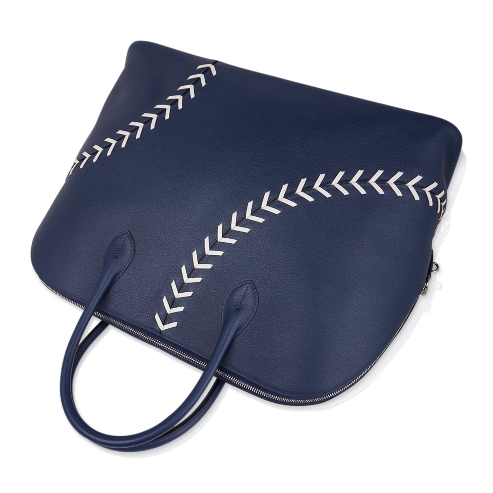 Hermes Blue Baseball Bolide Bag Hermes