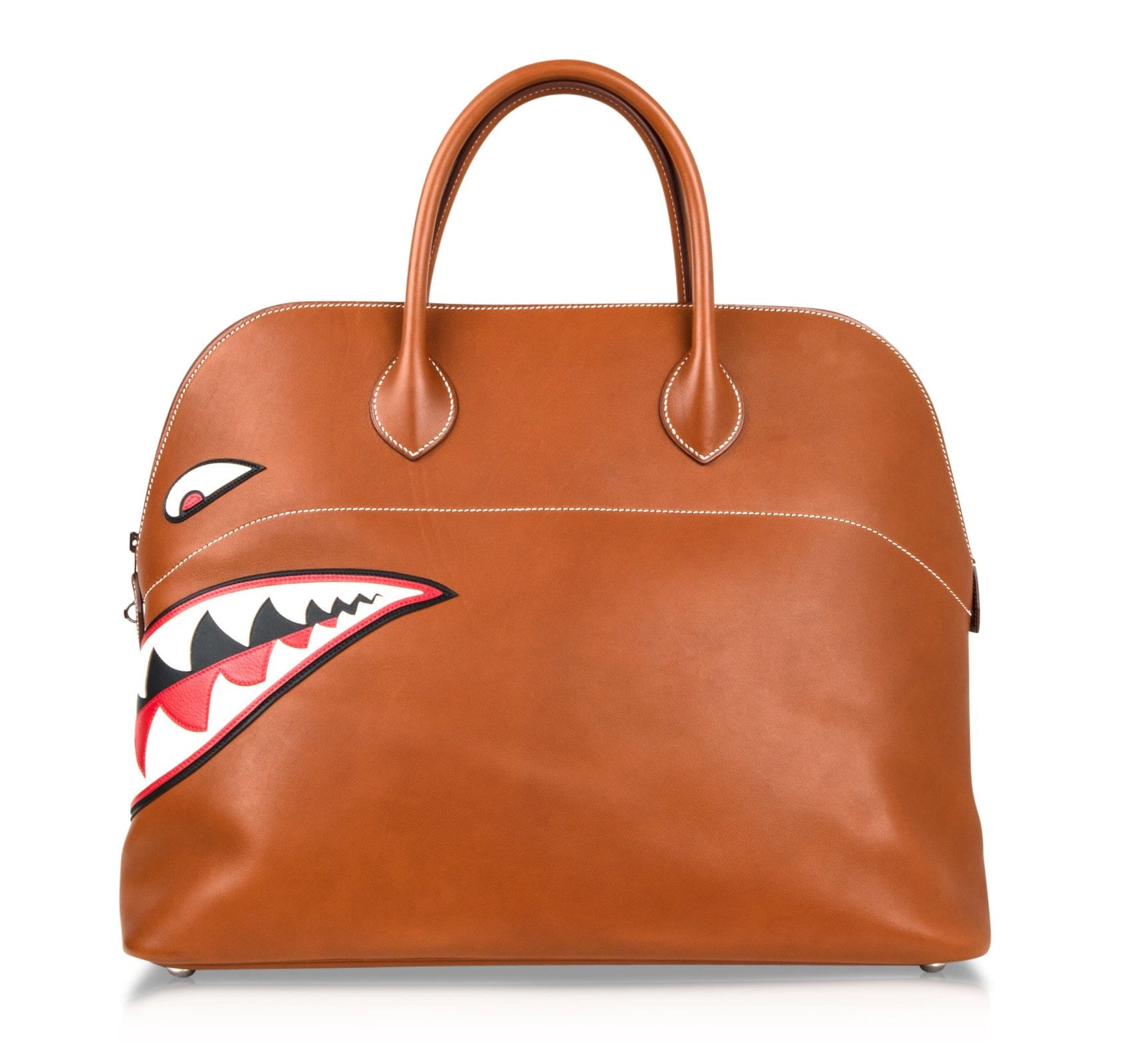Hermes Bolide 40 Bag Barenia Leather Ltd Ed Runway Shark Bolide Monste ...
