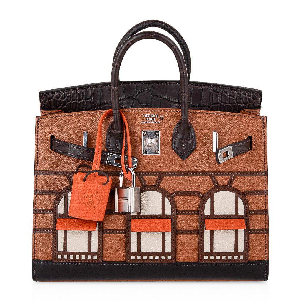 HERMÈS Limited Edition Shadow Birkin 25 handbag in Etoupe Swift leather  with Palladium hardware-Ginza Xiaoma – Authentic Hermès Boutique