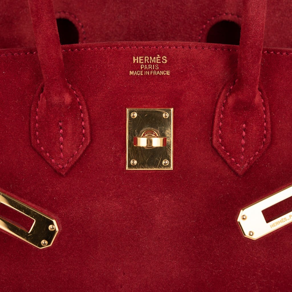Hermes Birkin 30 Rouge Vif Togo Palladium Hardware