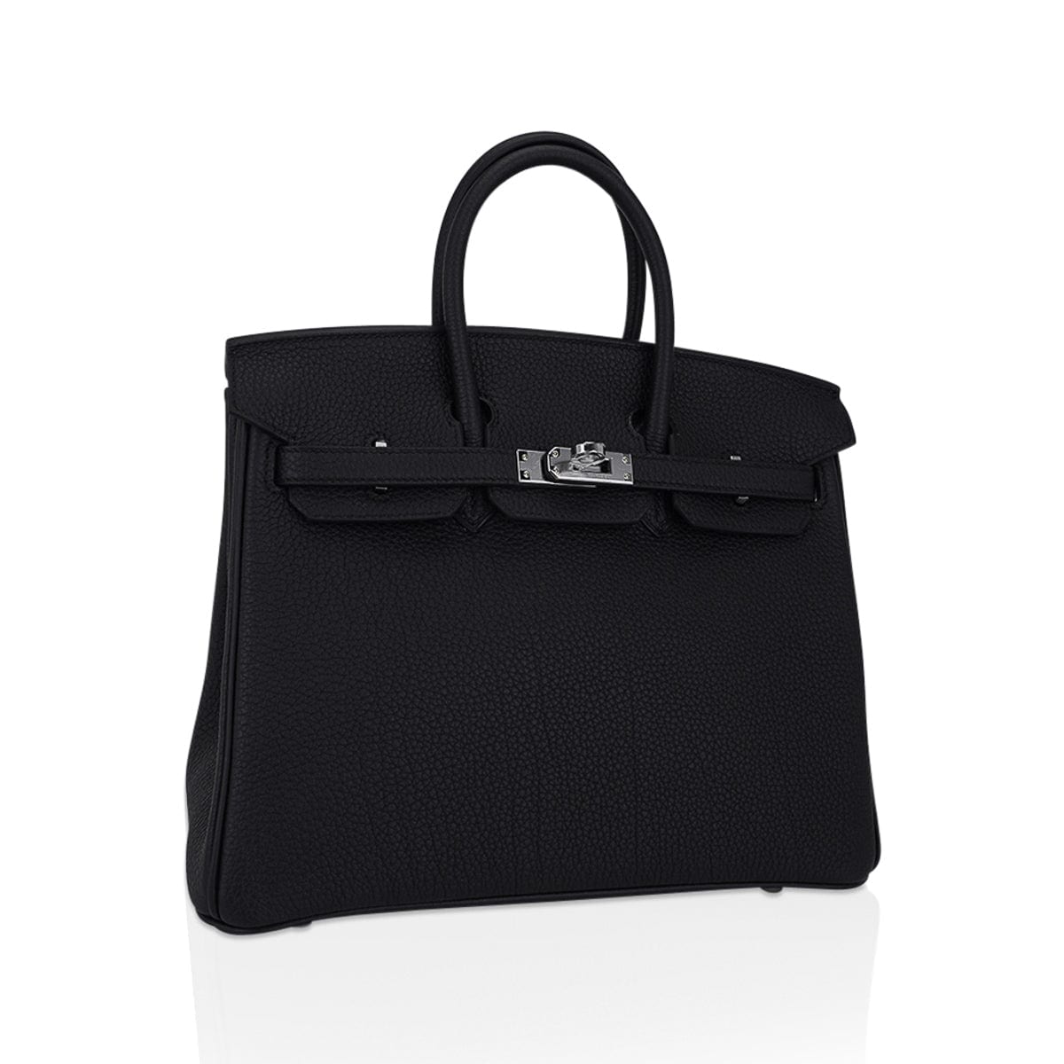 Hermès Birkin Bleu France Togo 25 Palladium Hardware, 2021 (Like New), Blue/Silver Womens Handbag