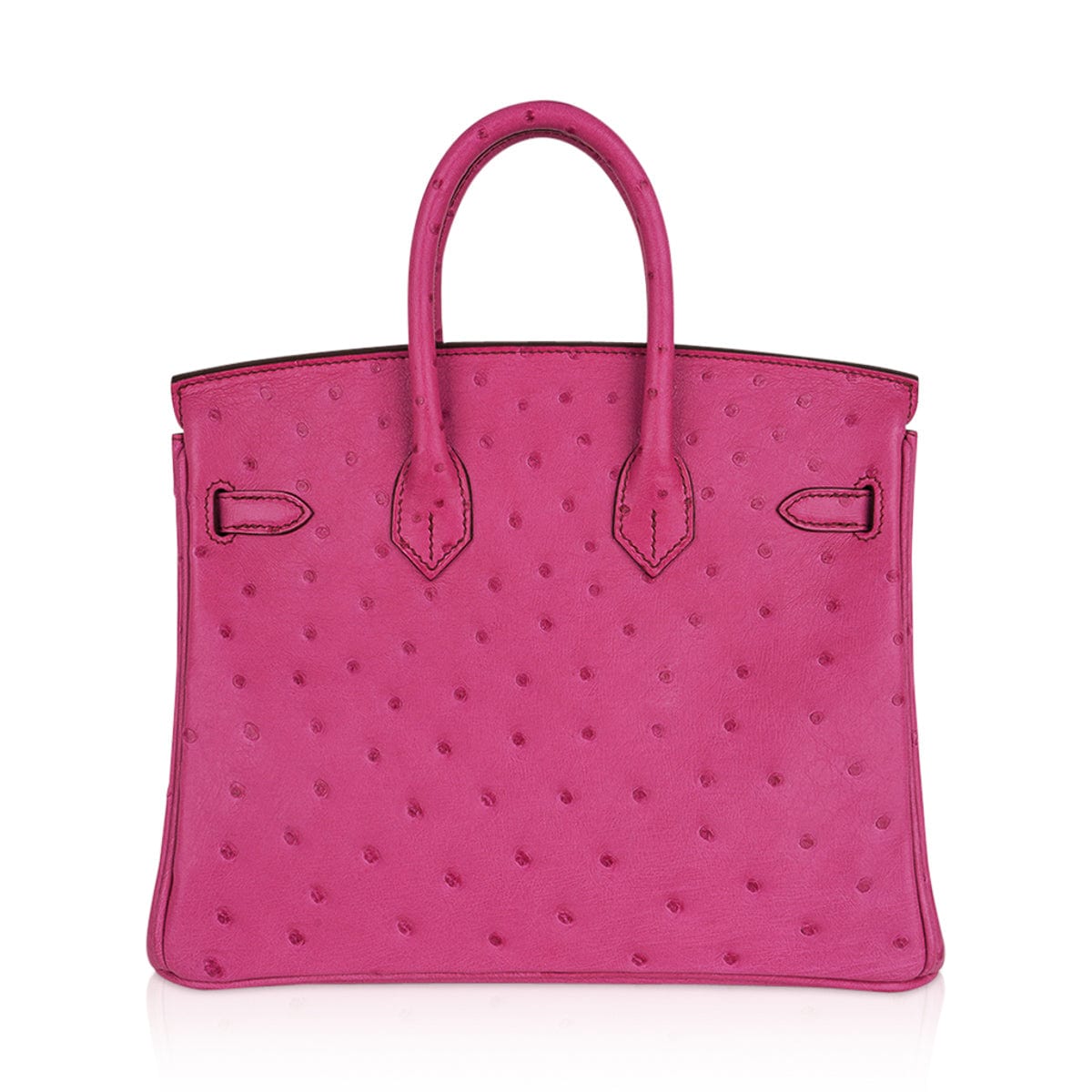 Hermès 2022 Ostrich Birkin 25 - Grey Handle Bags, Handbags