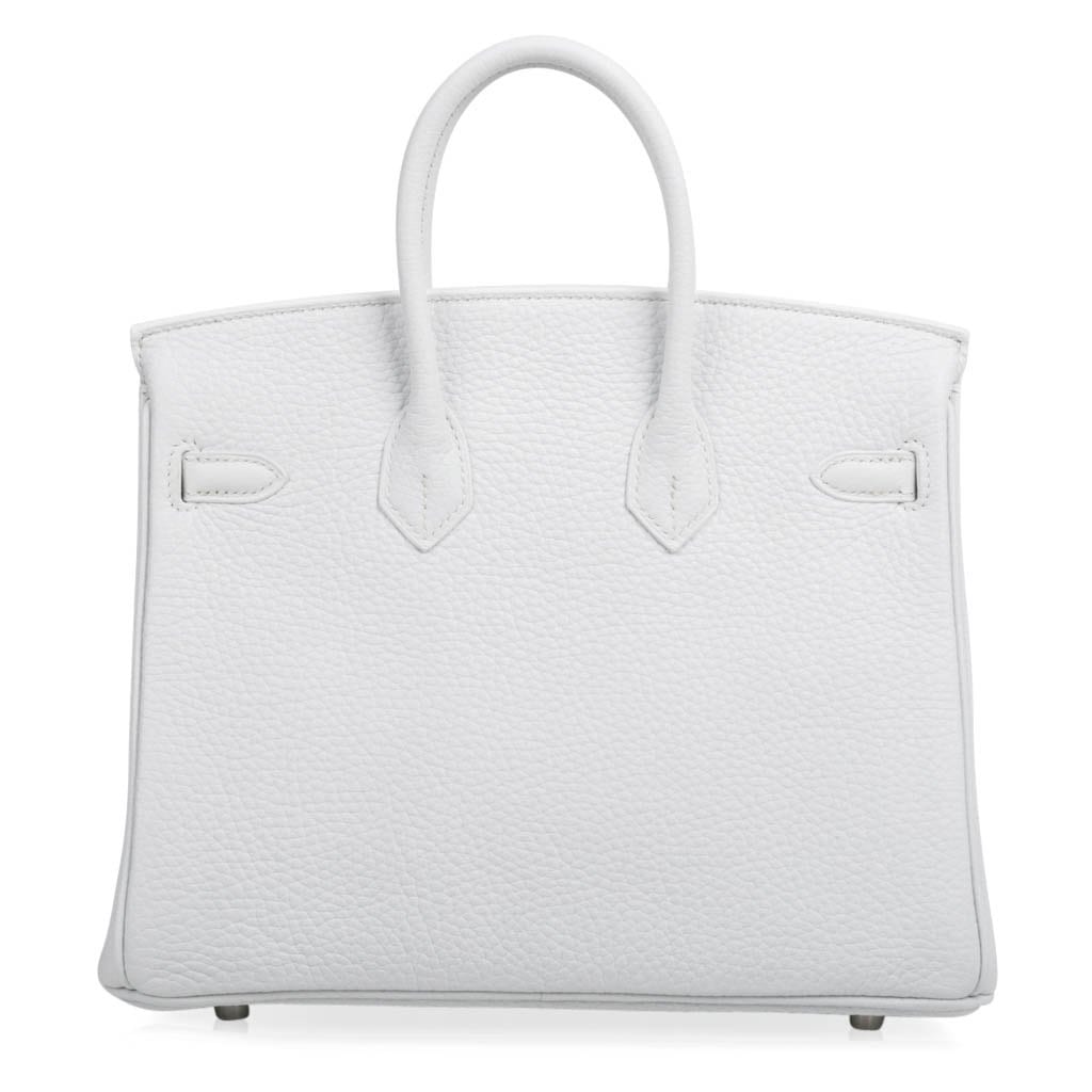 Hermes Birkin 25 HSS Bag White Clemence Gold Hardware – Mightychic