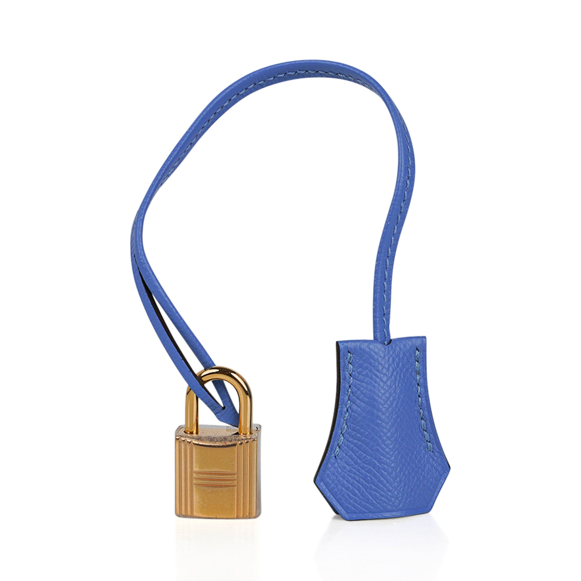 Hermes Birkin 30 Bag Blue Paradis Gold Hardware Epsom Leather • MIGHTYCHIC  • 