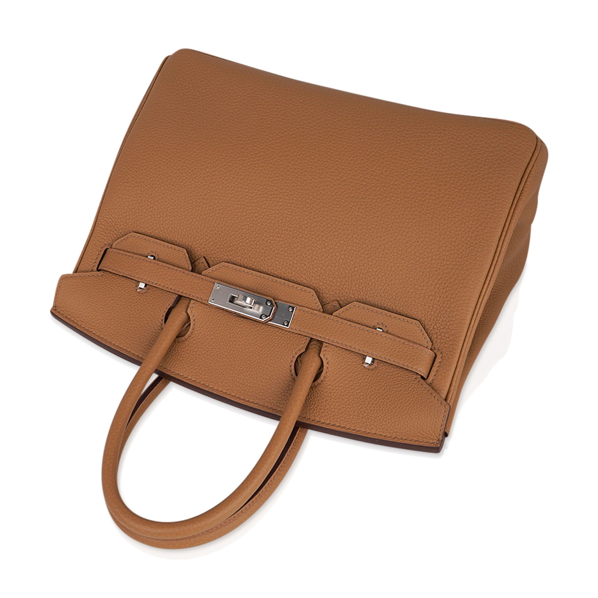 Hermès - Hermès Birkin 30 Togo Leather Handbag-Colvert Silver Hardware