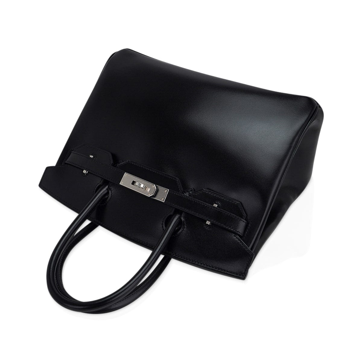 Hermes Birkin Bag 30cm Black Box Palladium Hardware