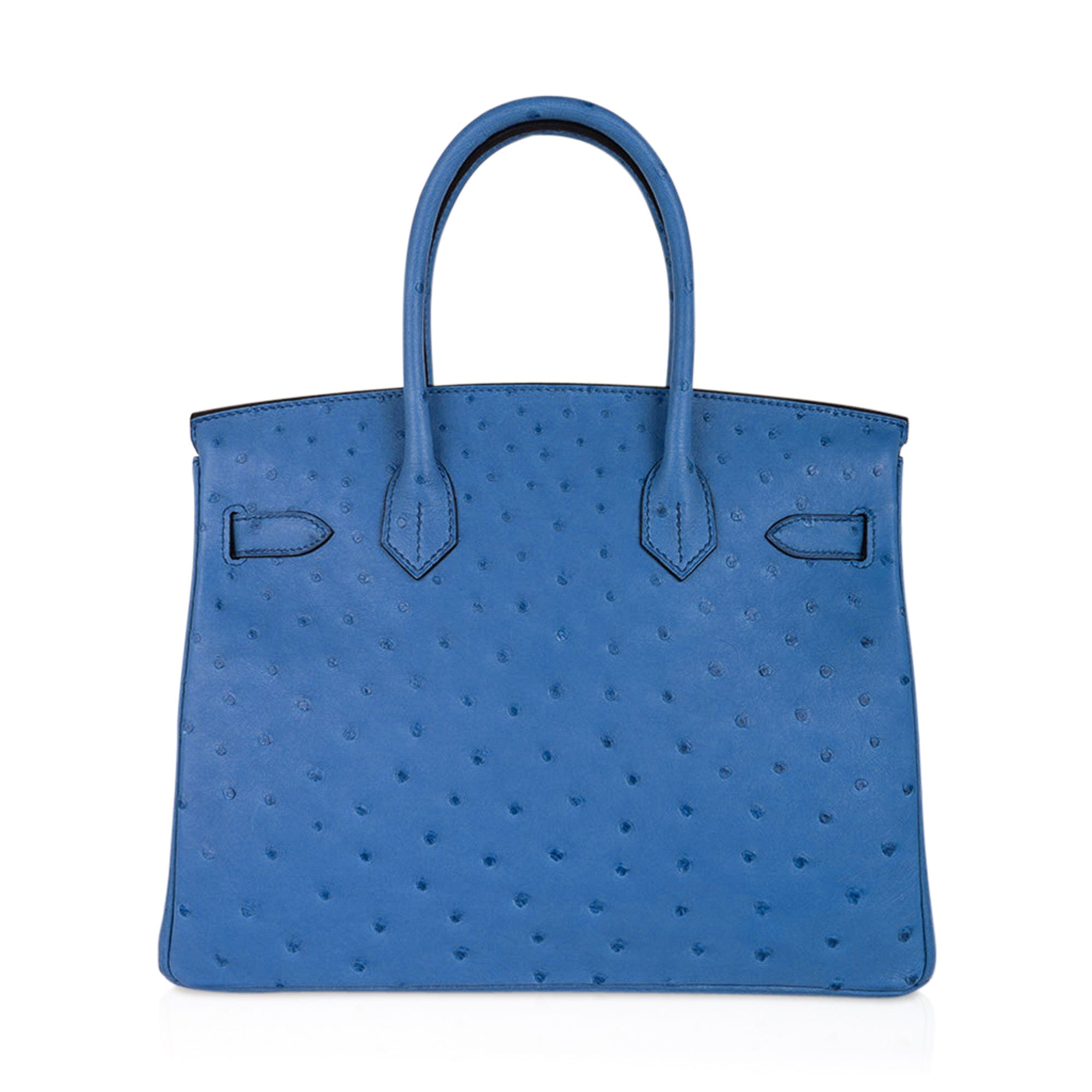 Hermès - Authenticated Birkin 30 Handbag - Ostrich Navy Plain for Women, Never Worn