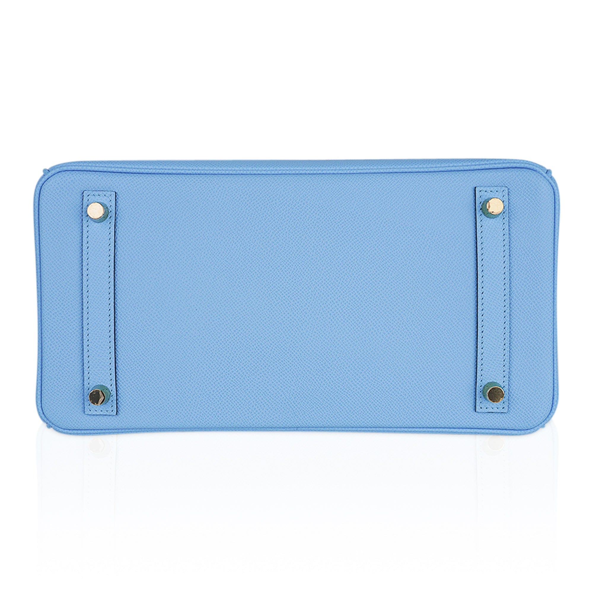 Hermes Birkin 30 Bag Blue Paradis Epsom Leather with Gold Hardware –  Mightychic