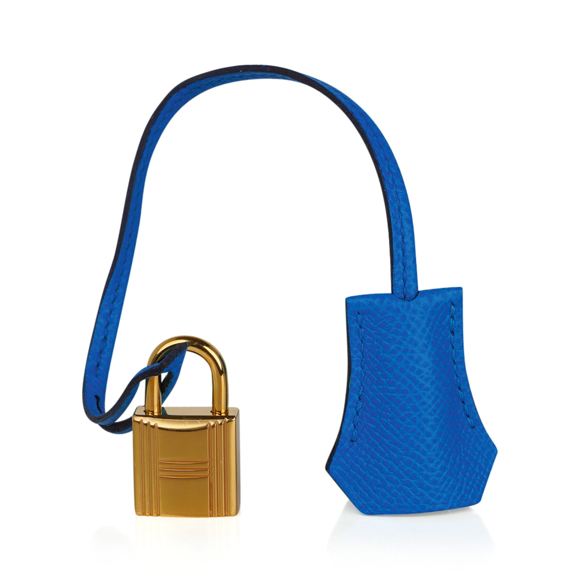 Hermes Birkin 30 Bag Bleu Frida Epsom Gold Hardware New w/ Box