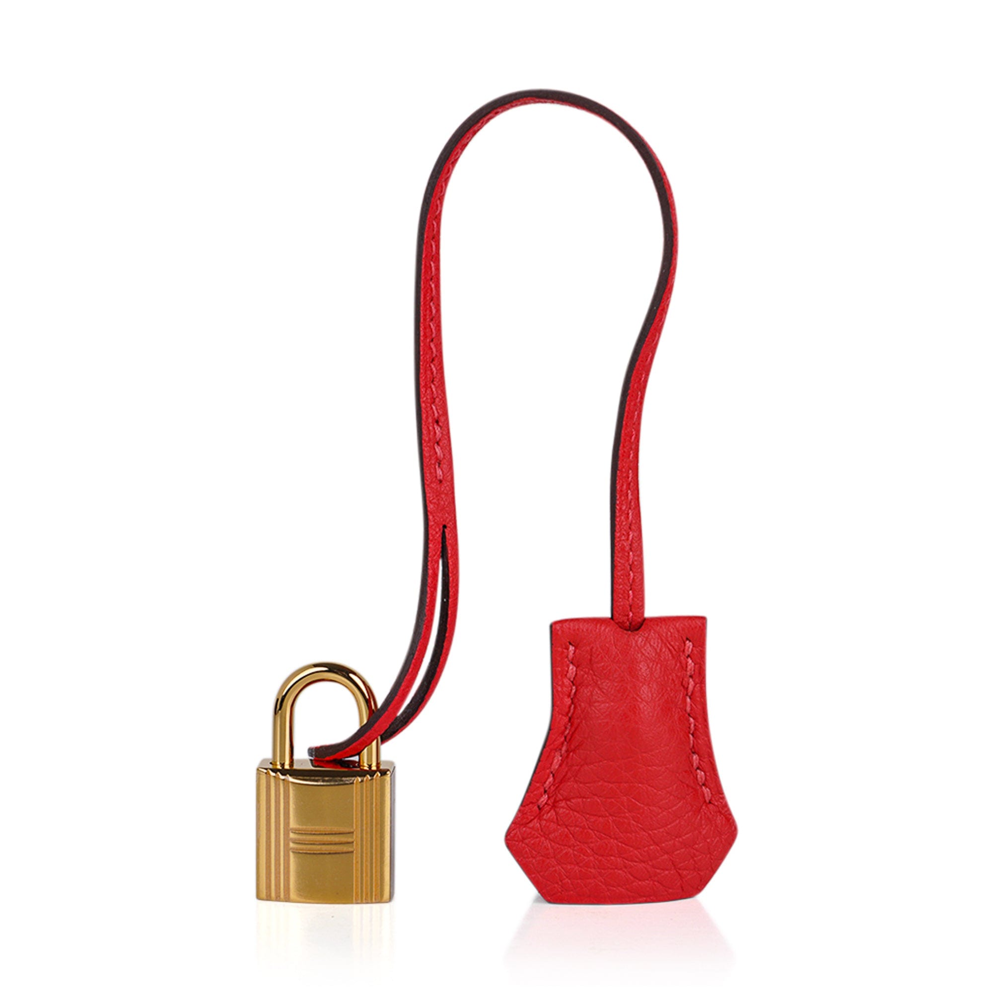Rosaire « Capucine » Top Handle Bag Made of Togo Leather and