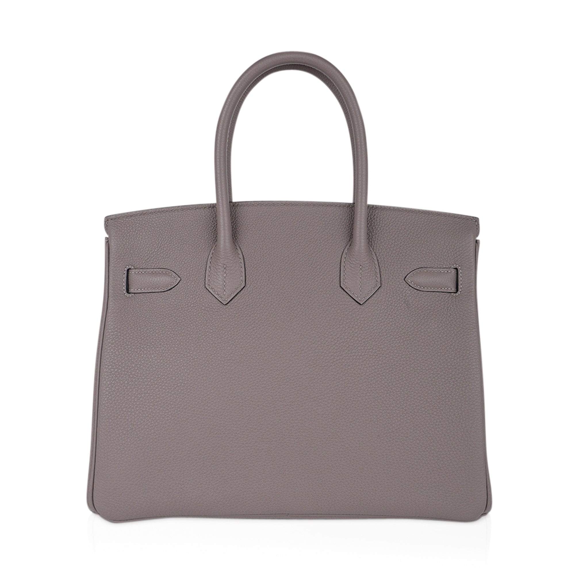 Hermes Grey Togo Leather Palladium Hardware Birkin Jpg Bag