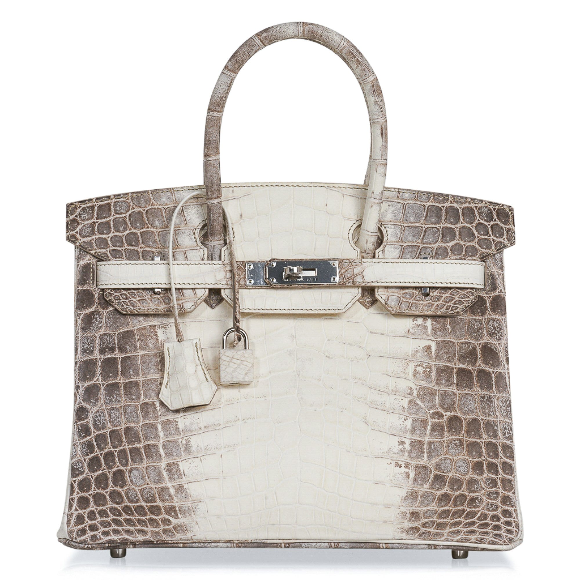 Hermes Birkin 30 Bag Diamond Himalayan Himalaya Handmade Blanc Crocodi –  ZAK BAGS ©️