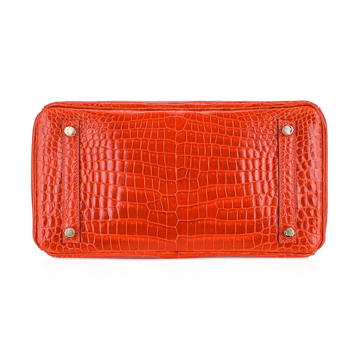 Birkin 30 crocodile handbag Hermès Red in Crocodile - 16304812