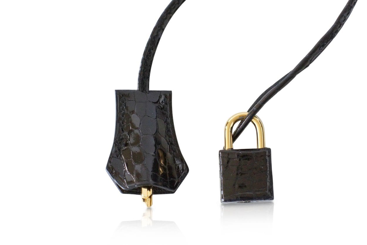 Hermès Hermes Birkin 35 HSS Porosus Crocodile Braise w/ Black Gold Hardware  - Farfetch