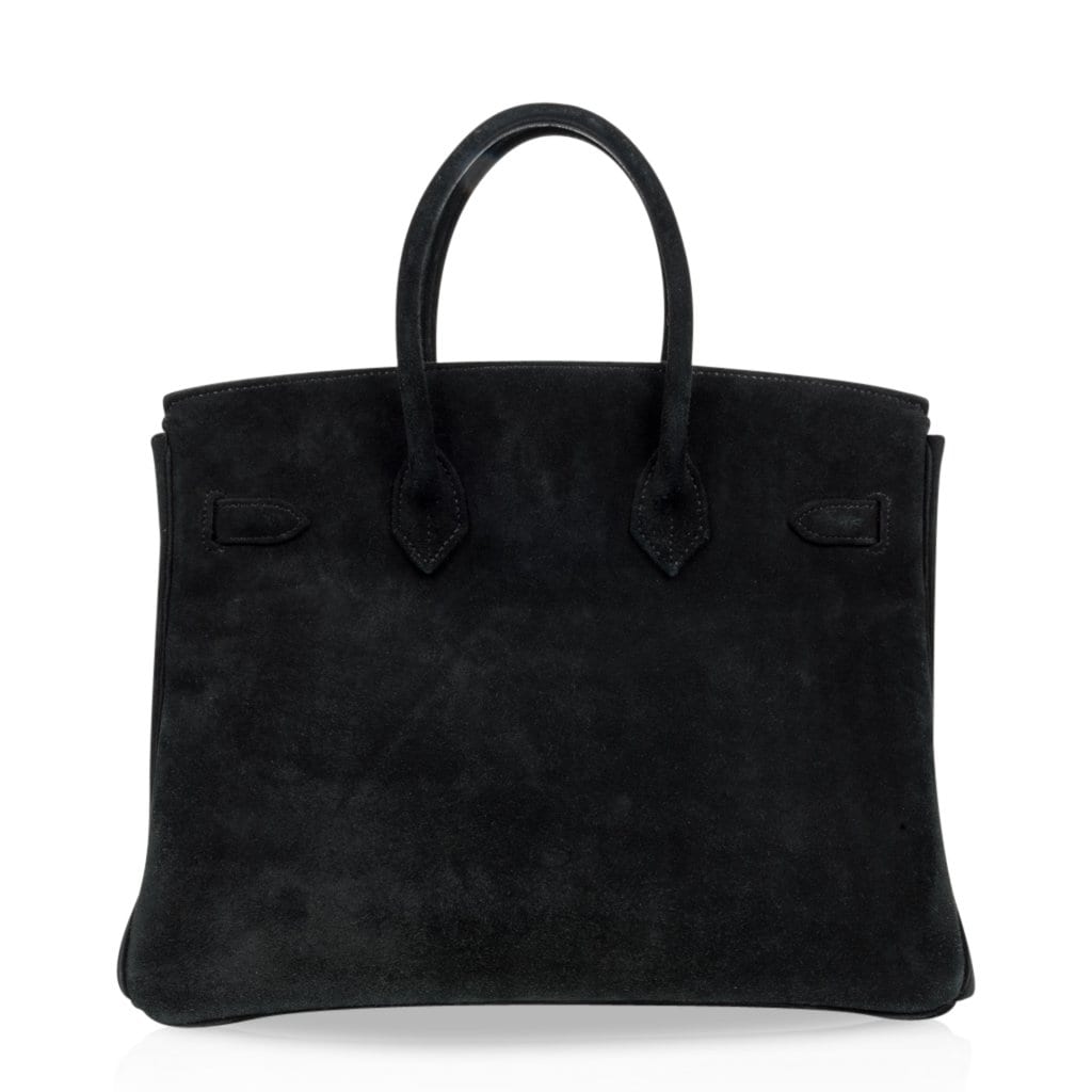 Hermès HERMES BIRKIN BAG 35 Black Leather ref.398220 - Joli Closet