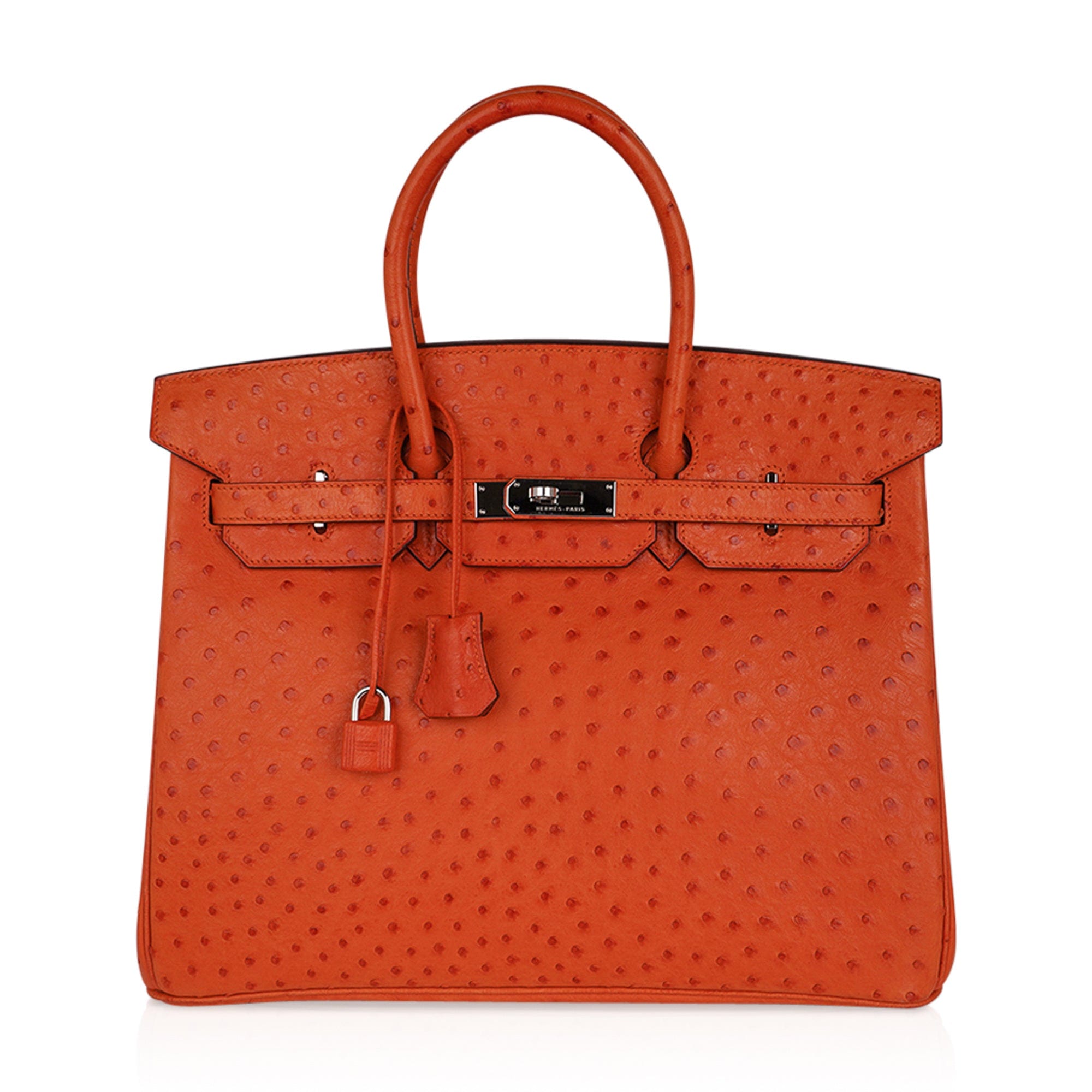 Hermes ostrich skin leather, Women's Fashion, Bags & Wallets