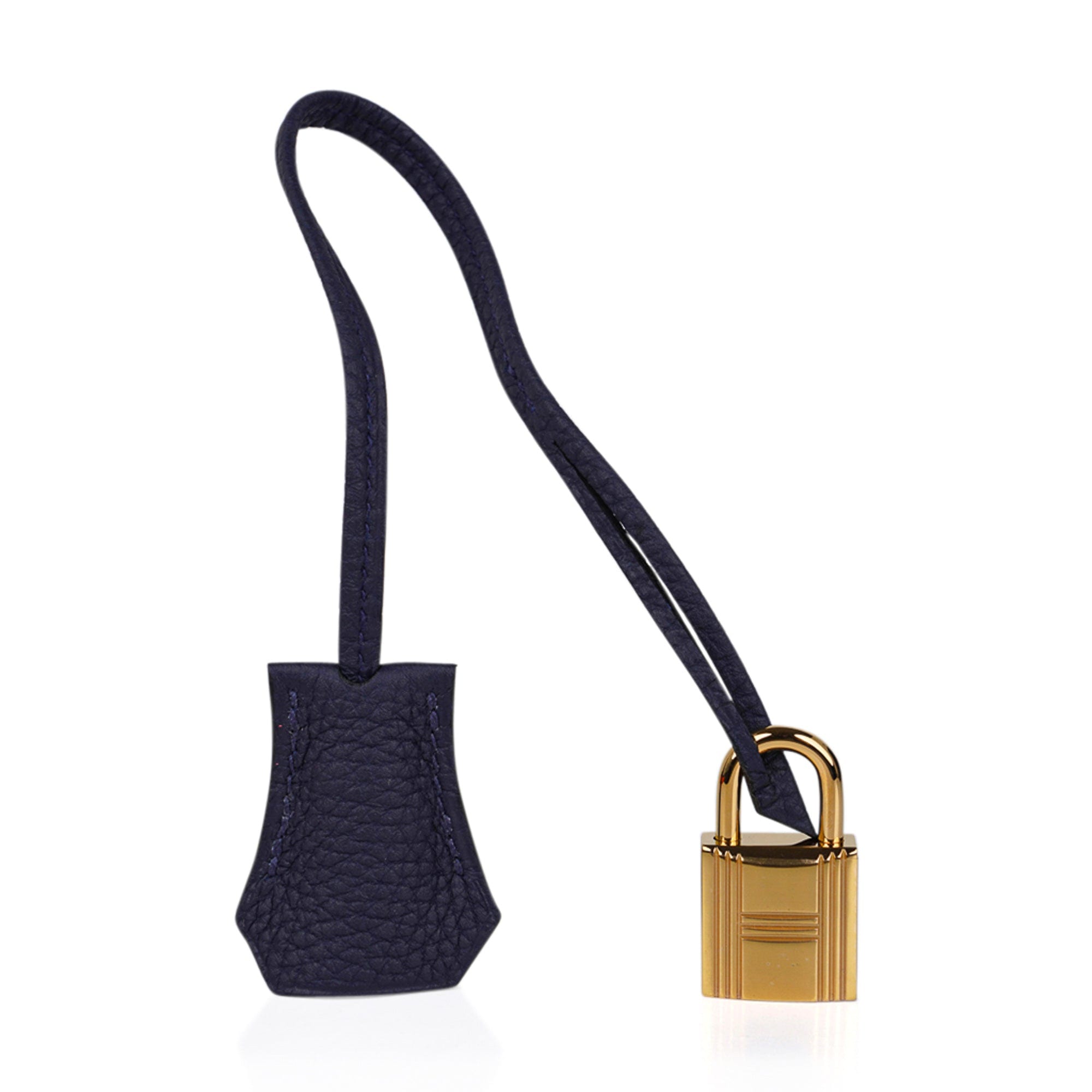 Hermès Birkin Ghillies Handbag in Blue Togo Leather and Blue Swift