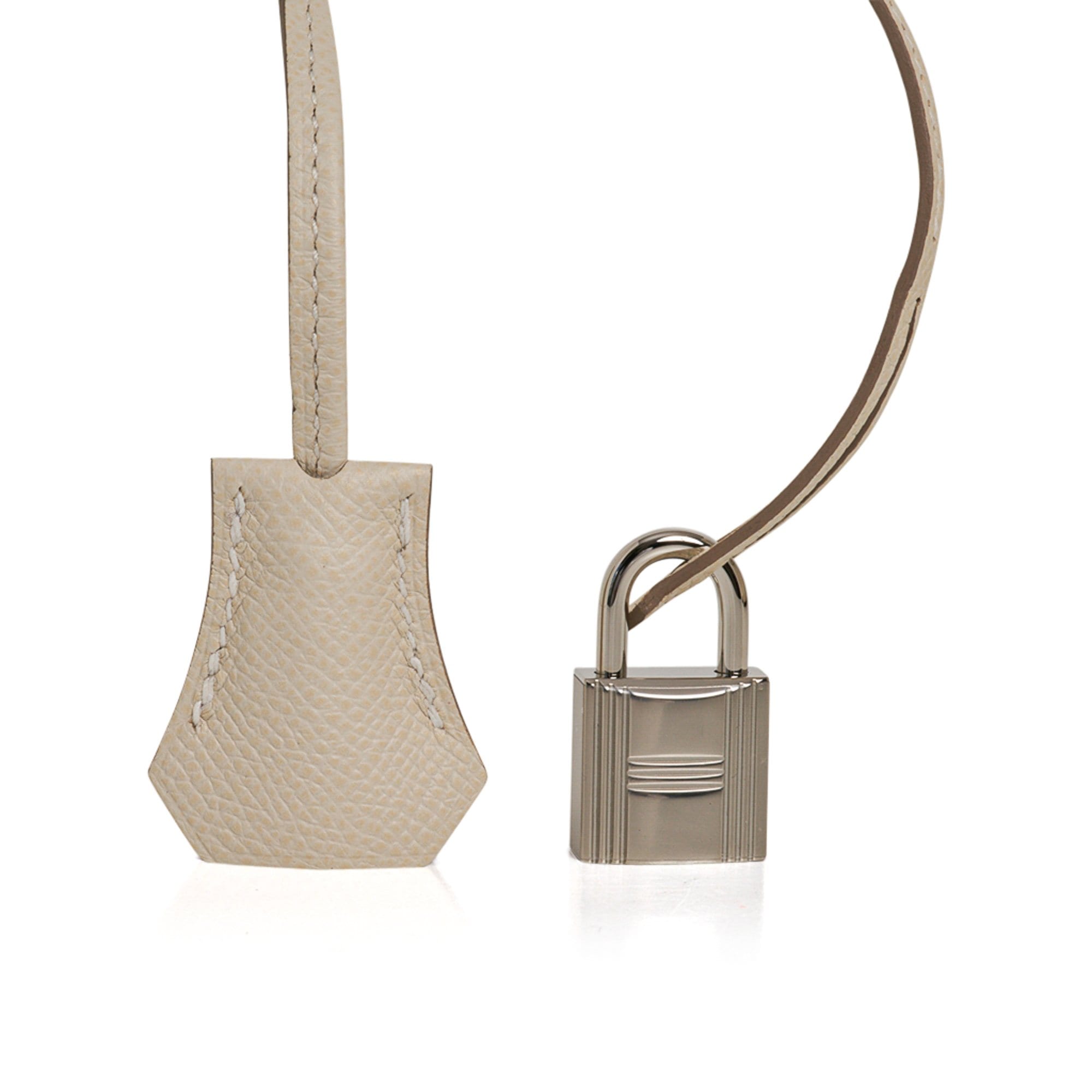 Hermes Birkin bag 35 Craie Epsom leather Gold hardware
