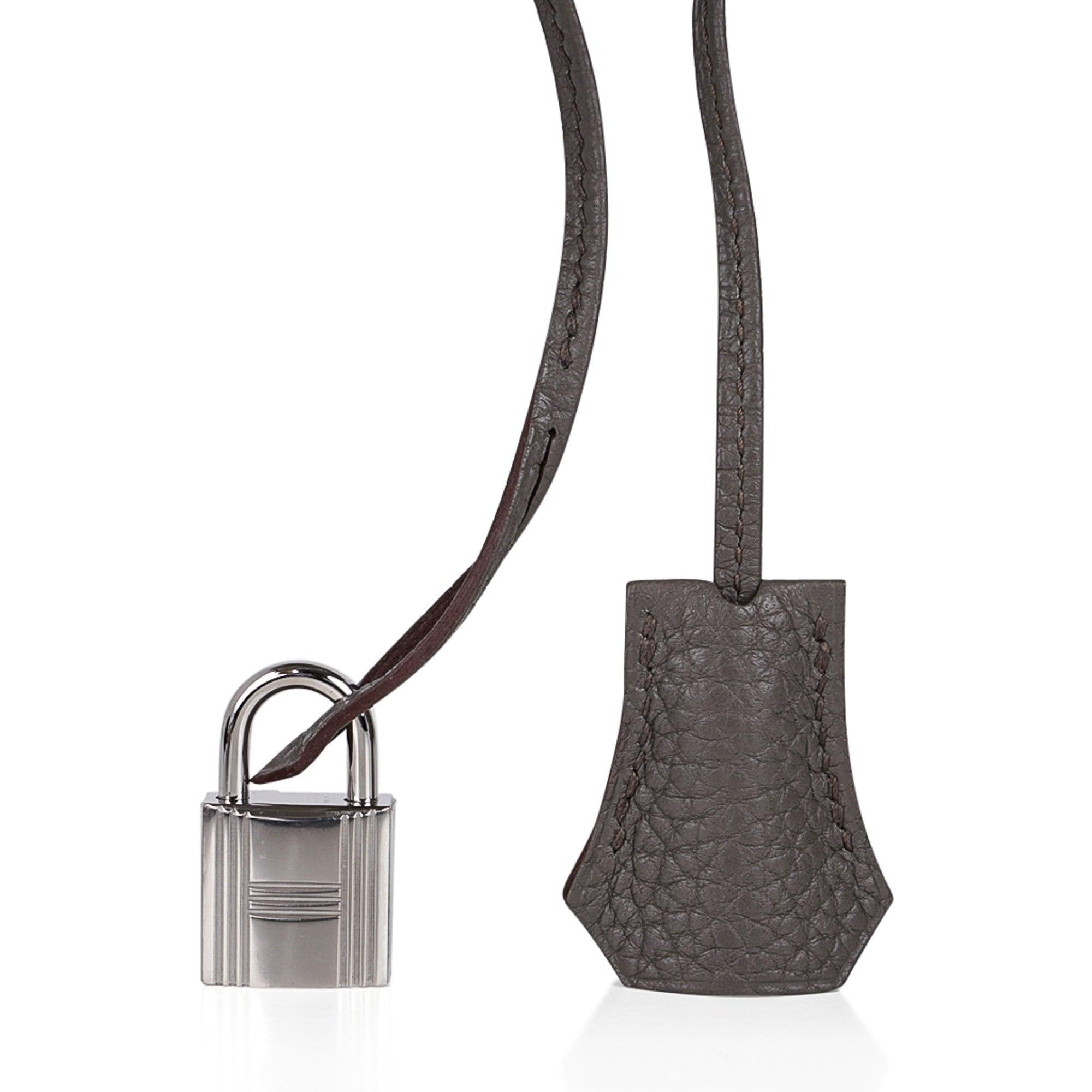 Hermes Birkin 35 Sage Clemence Palladium Hardware – Madison Avenue Couture