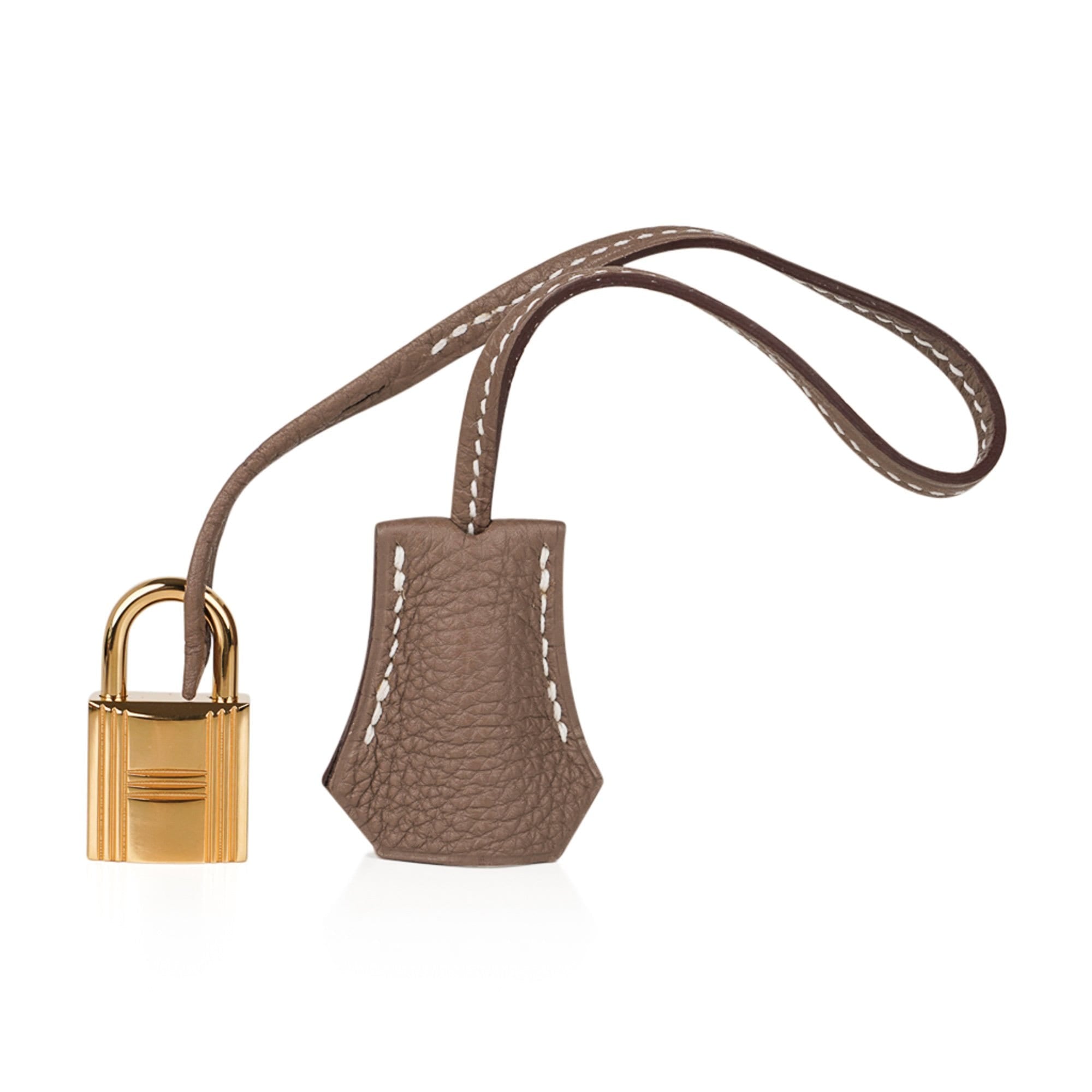 Hermes Birkin 35 Bag Etoupe Gold Hardware Togo Leather Neutral