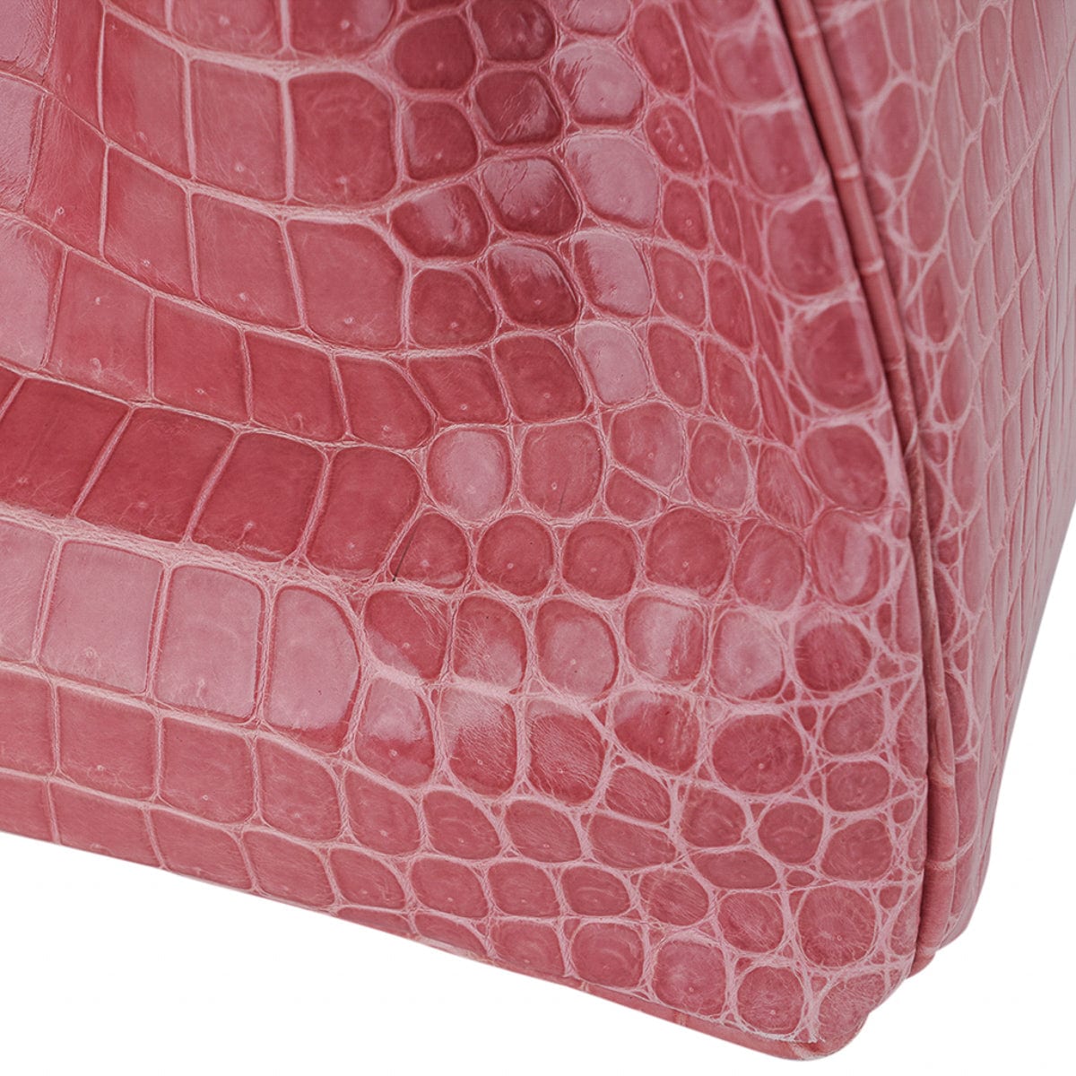 Hermes Birkin 35 Bag Rose Indien Porosus Crocodile with Palladium Hard –  Mightychic