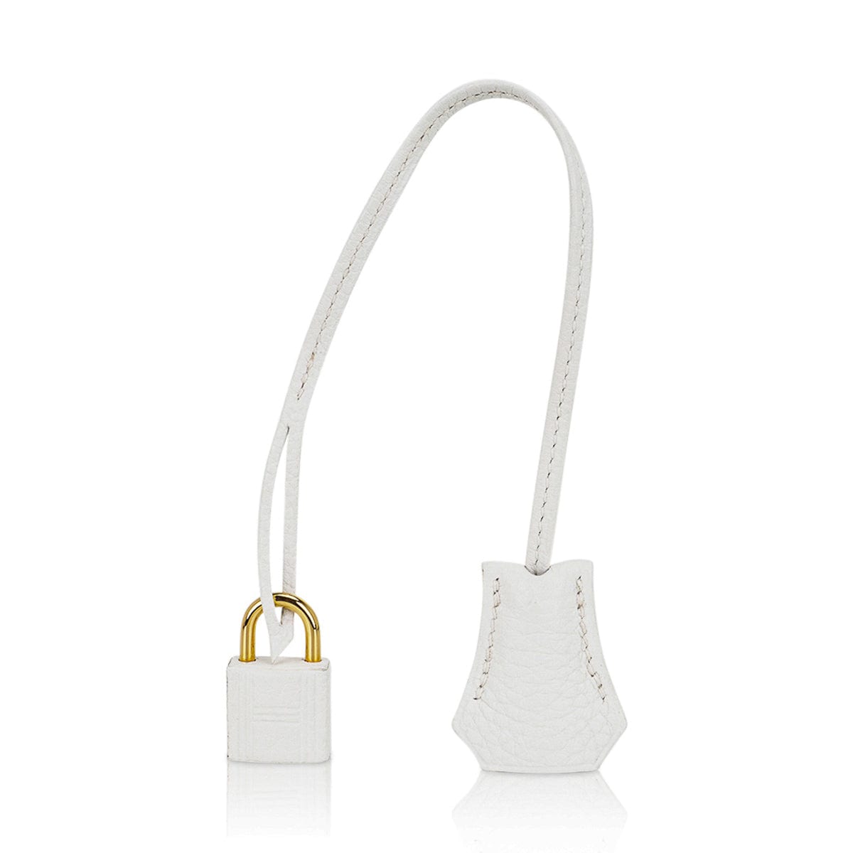 Hermes Birkin 35 Blanc (White) Clémence Gold Hardware - Vendome Monte Carlo