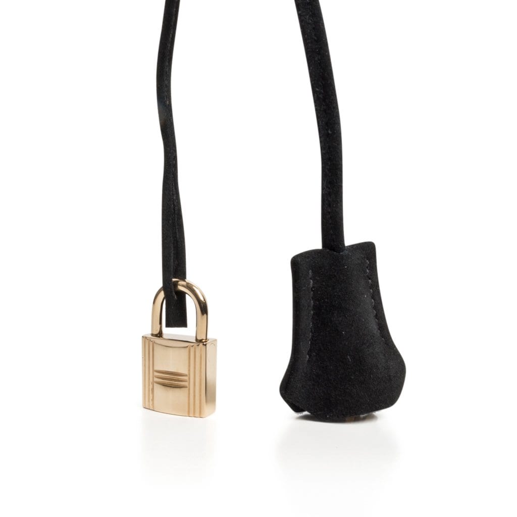 Hermes Birkin 35 Bag Black Doblis Suede Gold Hardware Limited Edition - mightychic