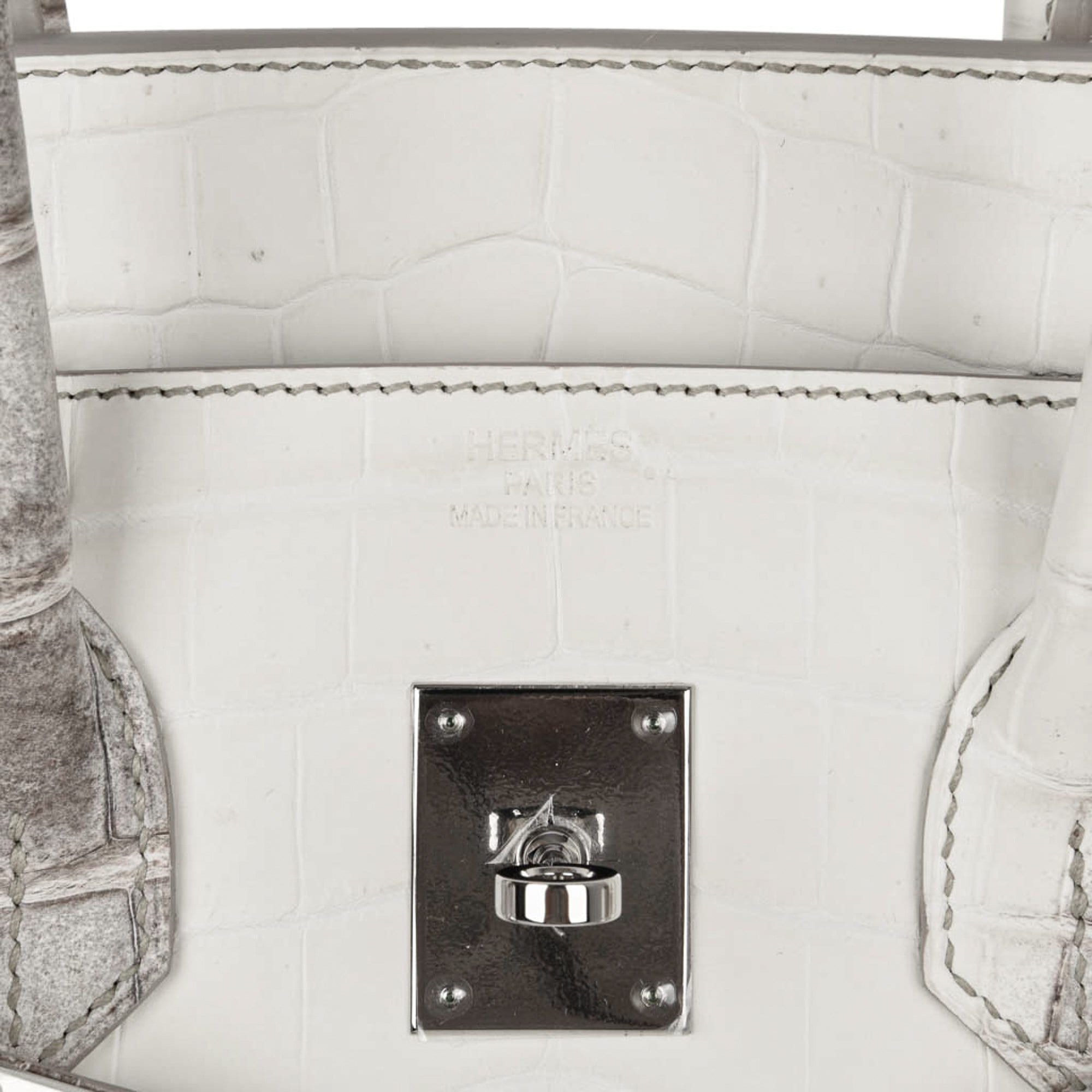 Brand New Hermès Birkin 35 cm Himalayan Niloticus Crocodile ○ Labellov ○  Buy and Sell Authentic Luxury
