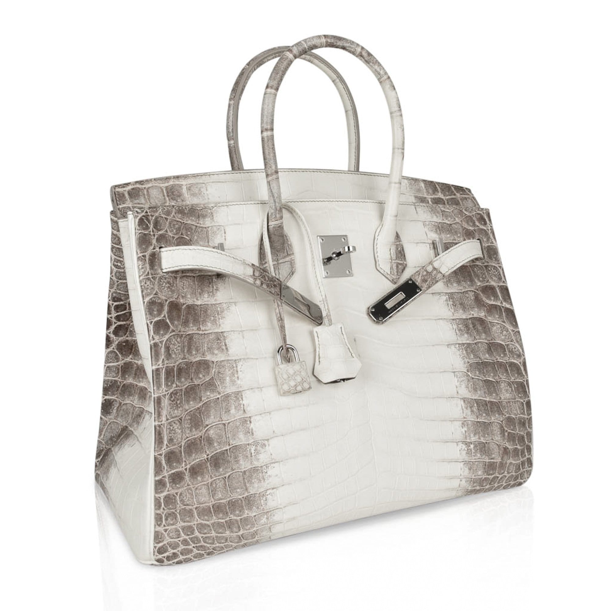 Hermès Himalayan Birkin 35cm Blanc Crocodile Bag PHW