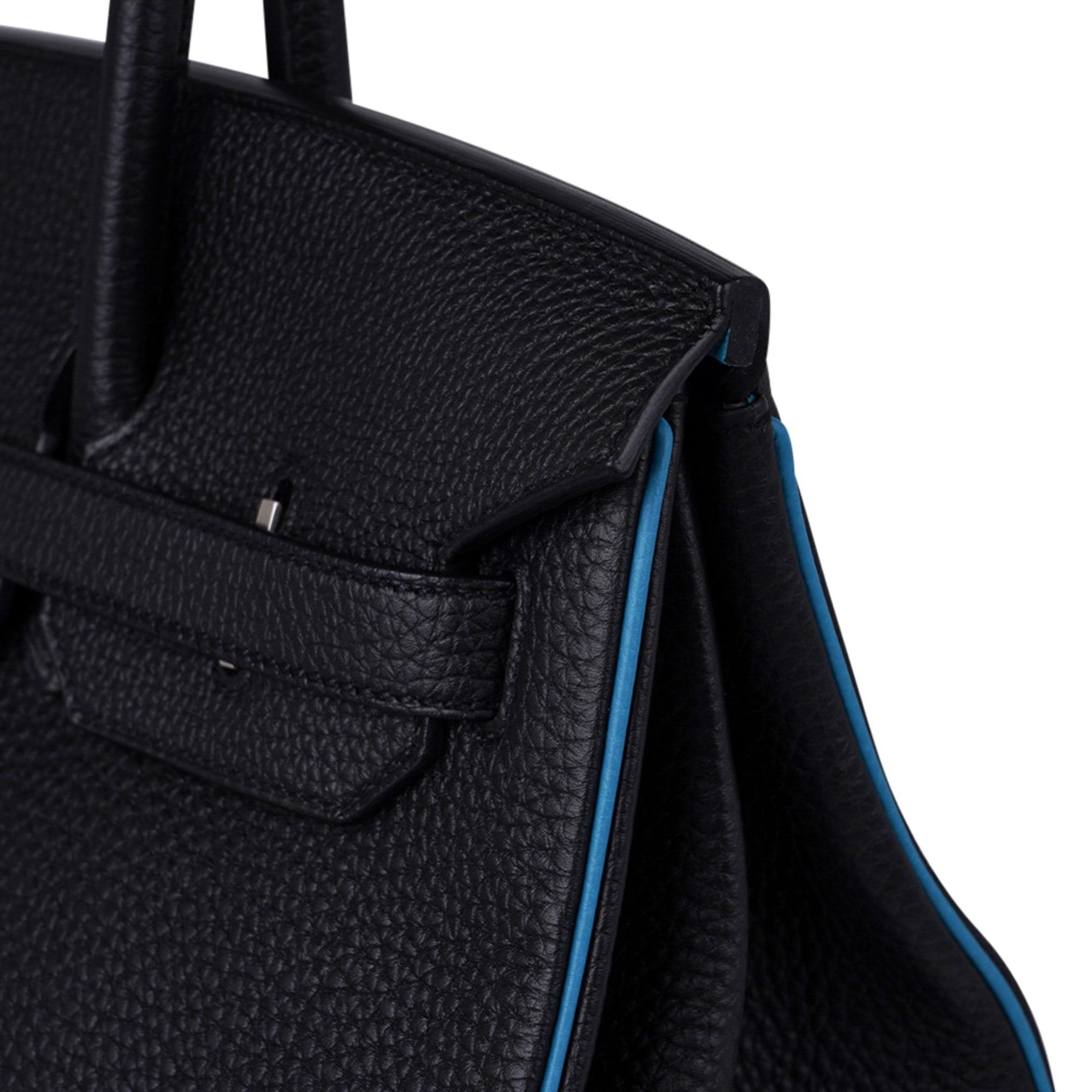 Hermès Birkin 35 HSS Black & Parchemin Togo Leather Palladium Hardware
