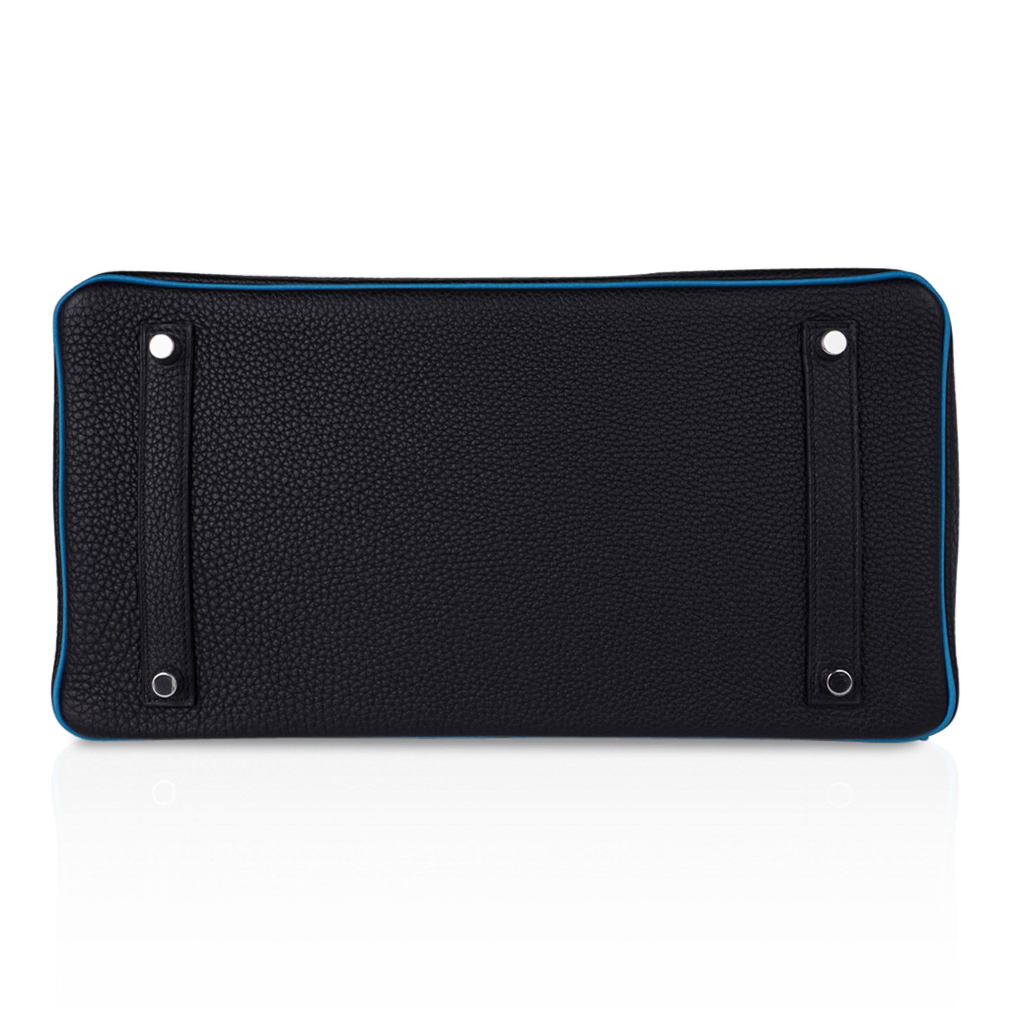 Hermes Togo Leather 35 Centimeter Birkin Bag Black with Palladium Hardware  - Luxury In Reach