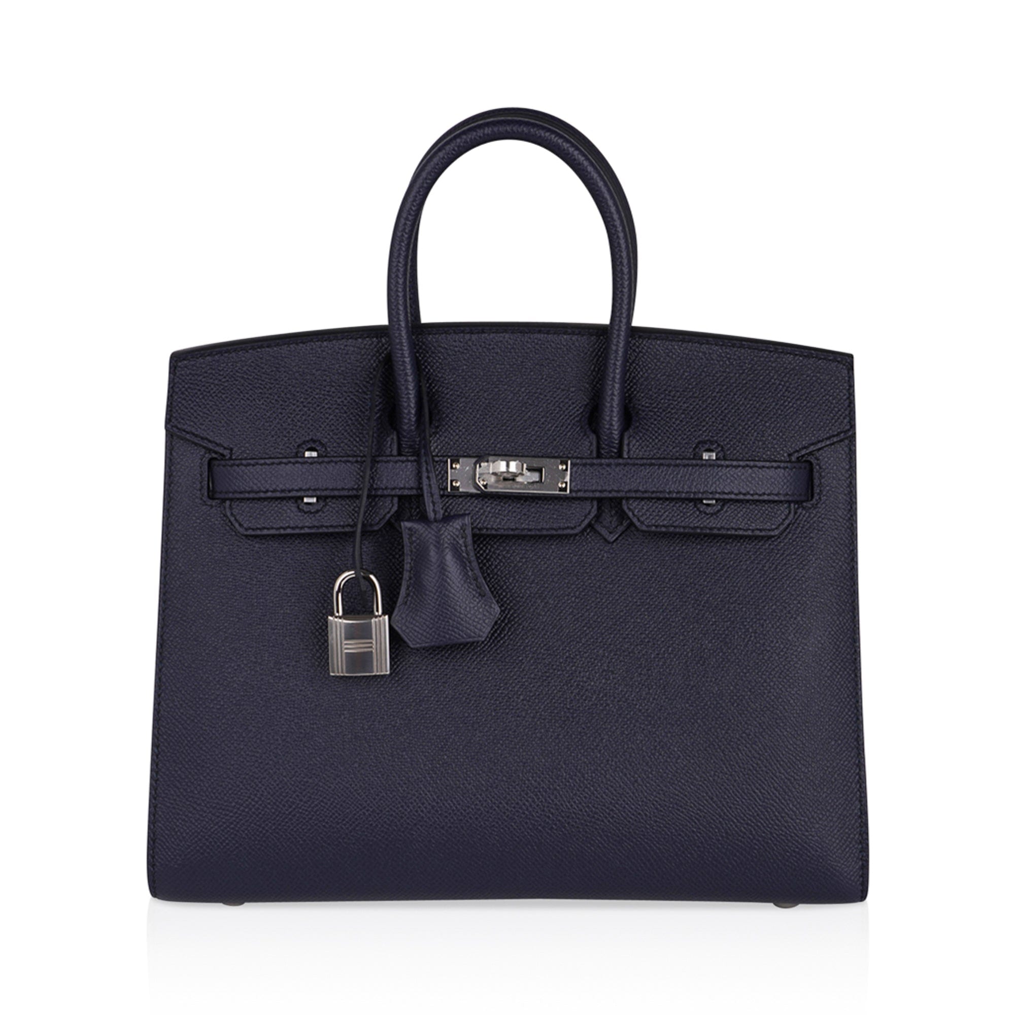 Hermes Bolide bag 31 Blue agate Clemence leather Silver hardware