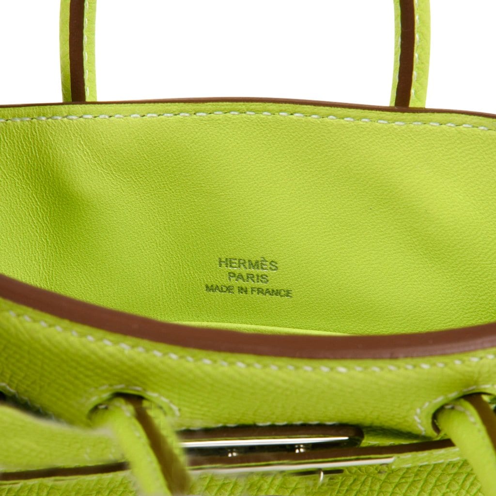 Hermes Birkin Tiny Bag Miniature Micro Kiwi Epsom Limited Edition ...