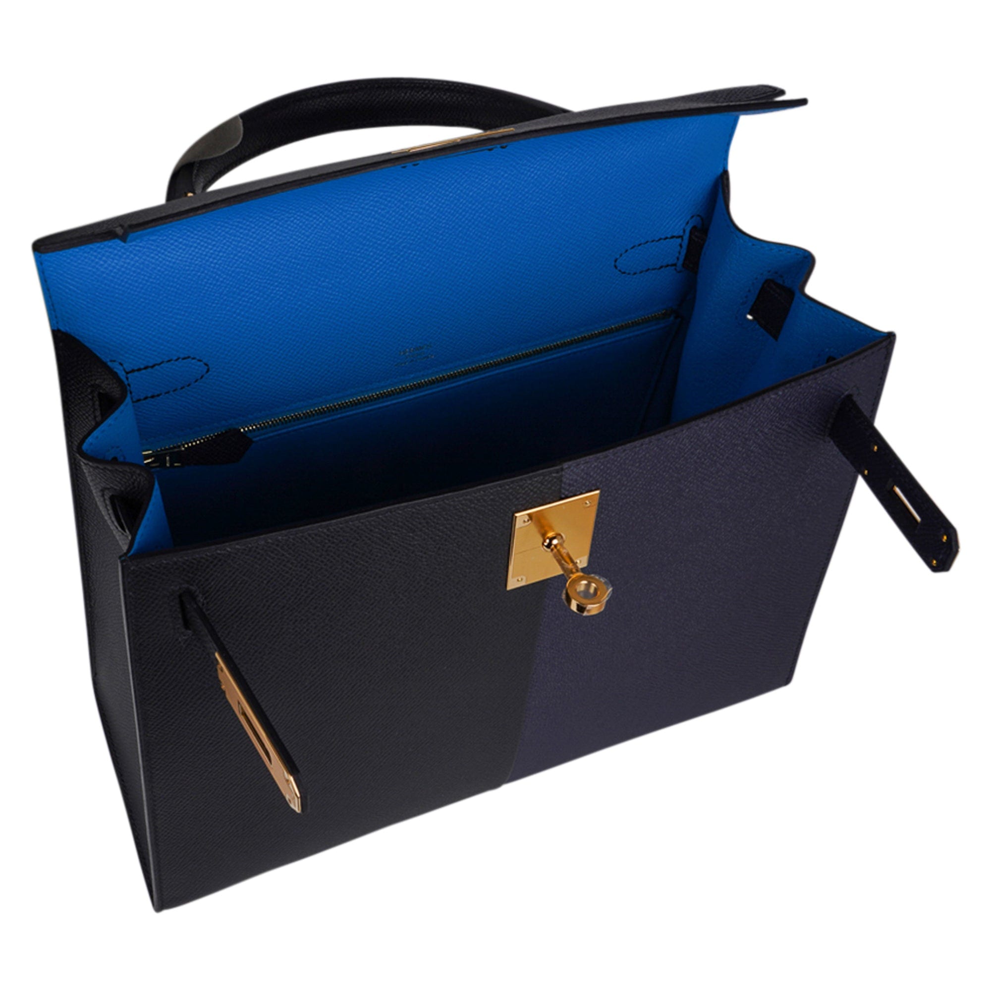 Kelly Casaque” Premium Kelly with special edition box and dust bag! （Etoupe  grey/Sesame/Blue indigo）