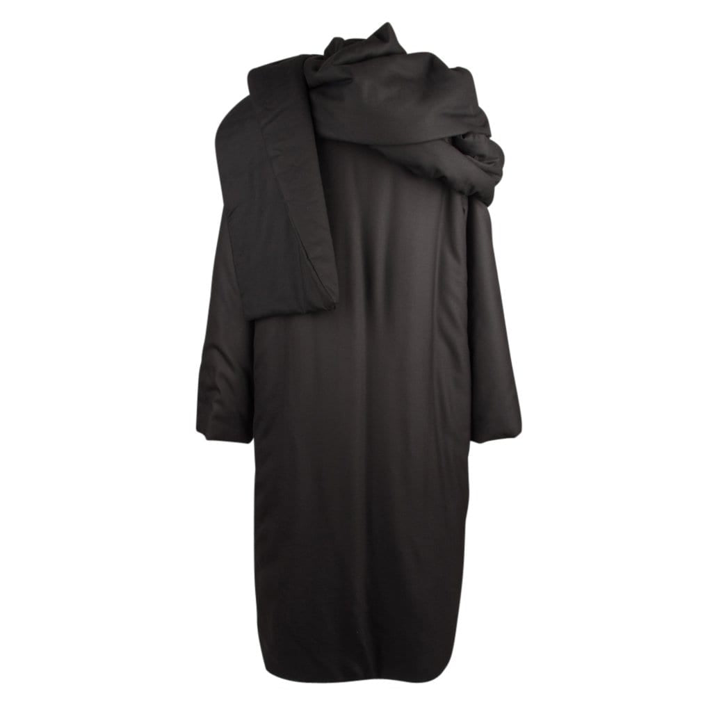 Hermes Coat by Margiela w/ Long Shawl Weightless Warm Cashmere 38 / Runs Larger 6 to 8